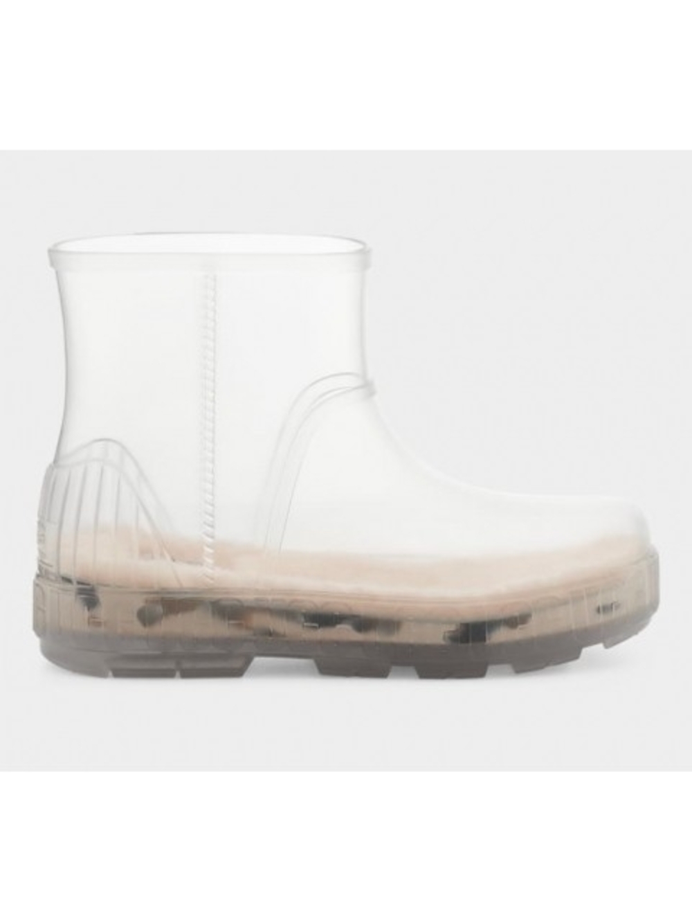UGG Drizlita Clear Transparent Rain Boot with Beige Lining